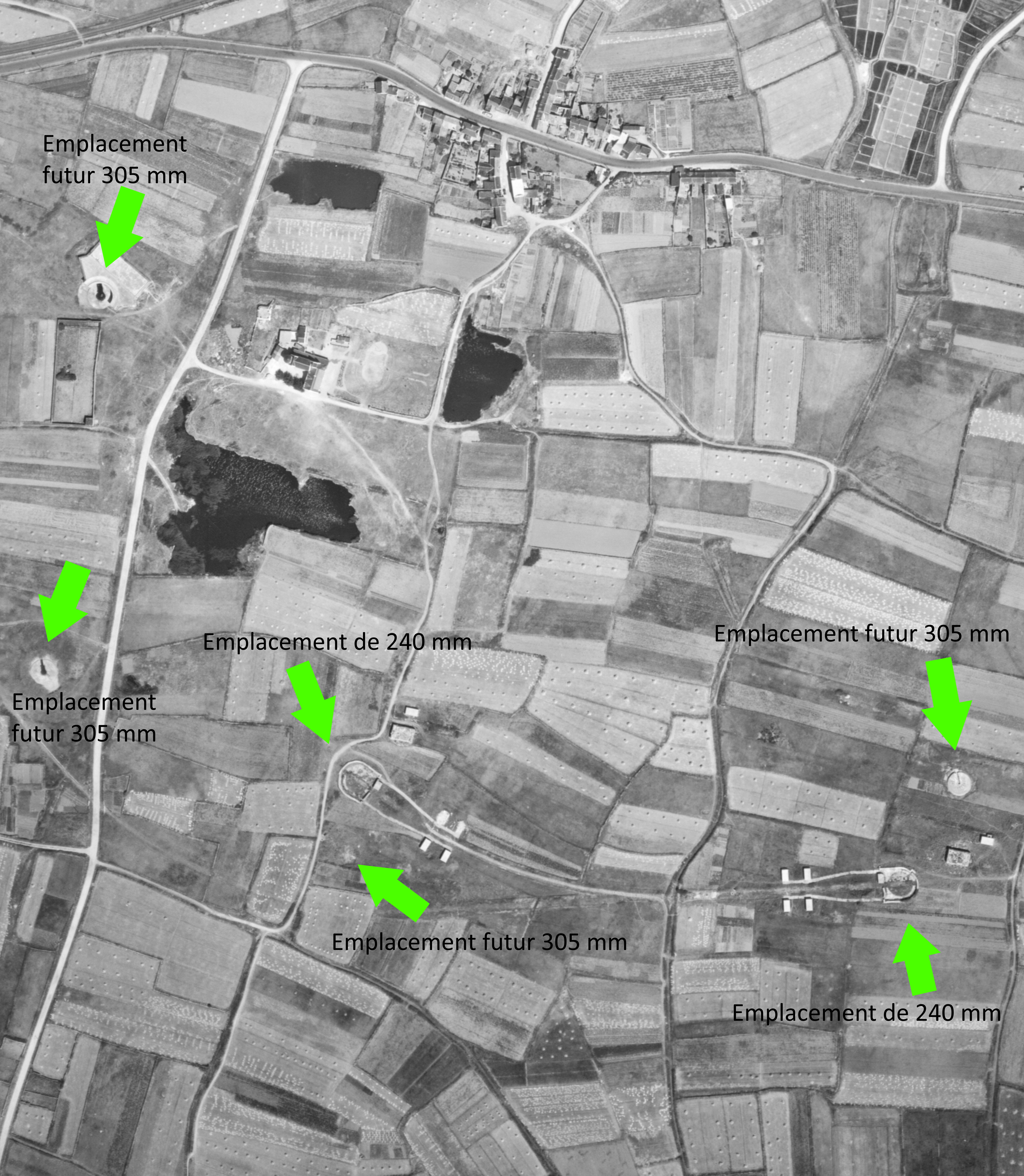 Les différents travaux réalisés ou en cours sur le secteur