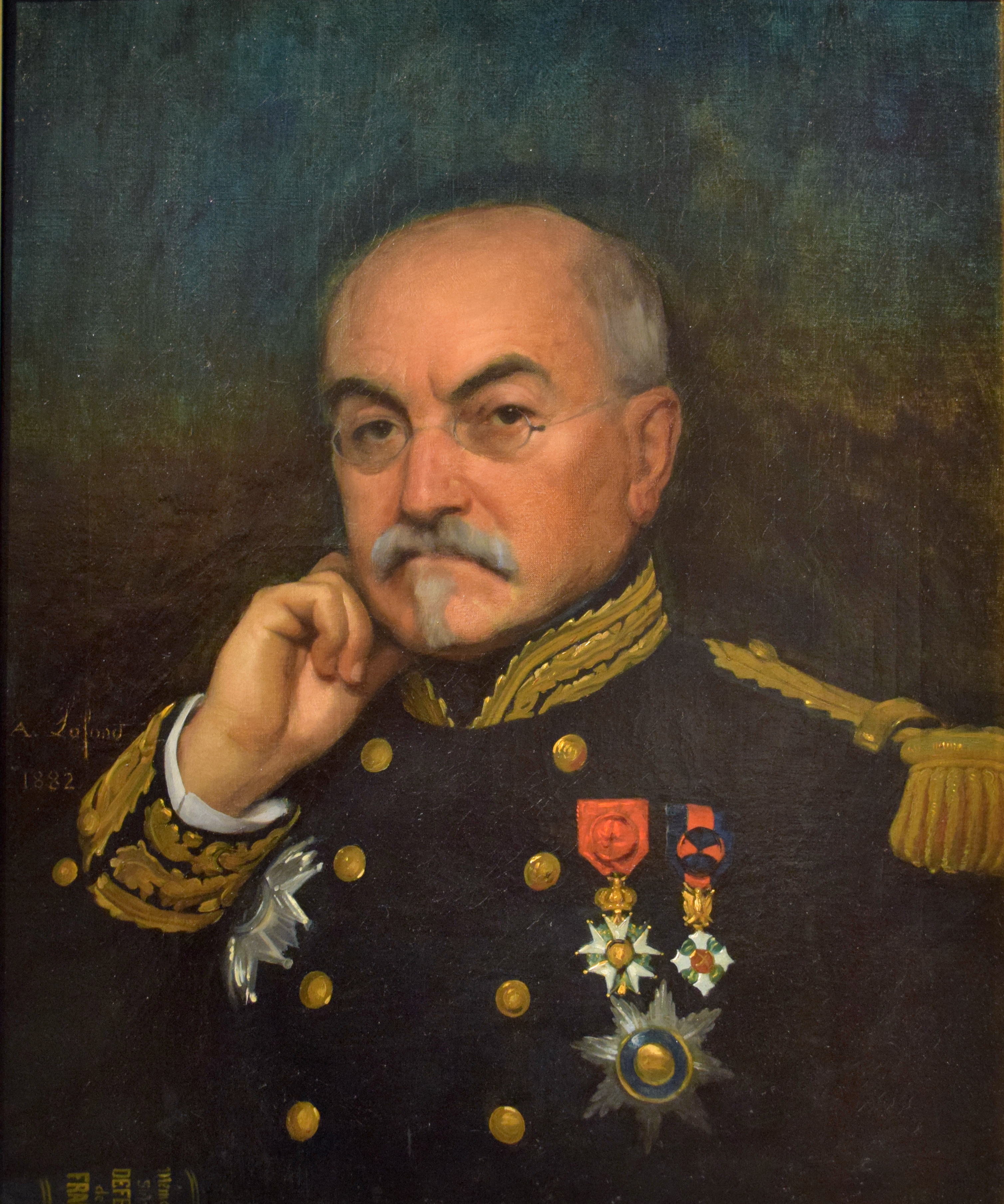 Séré de Rivières en 1882 peint par A.Lafond. Ce portrait se trouve au musée des Invalides à Paris